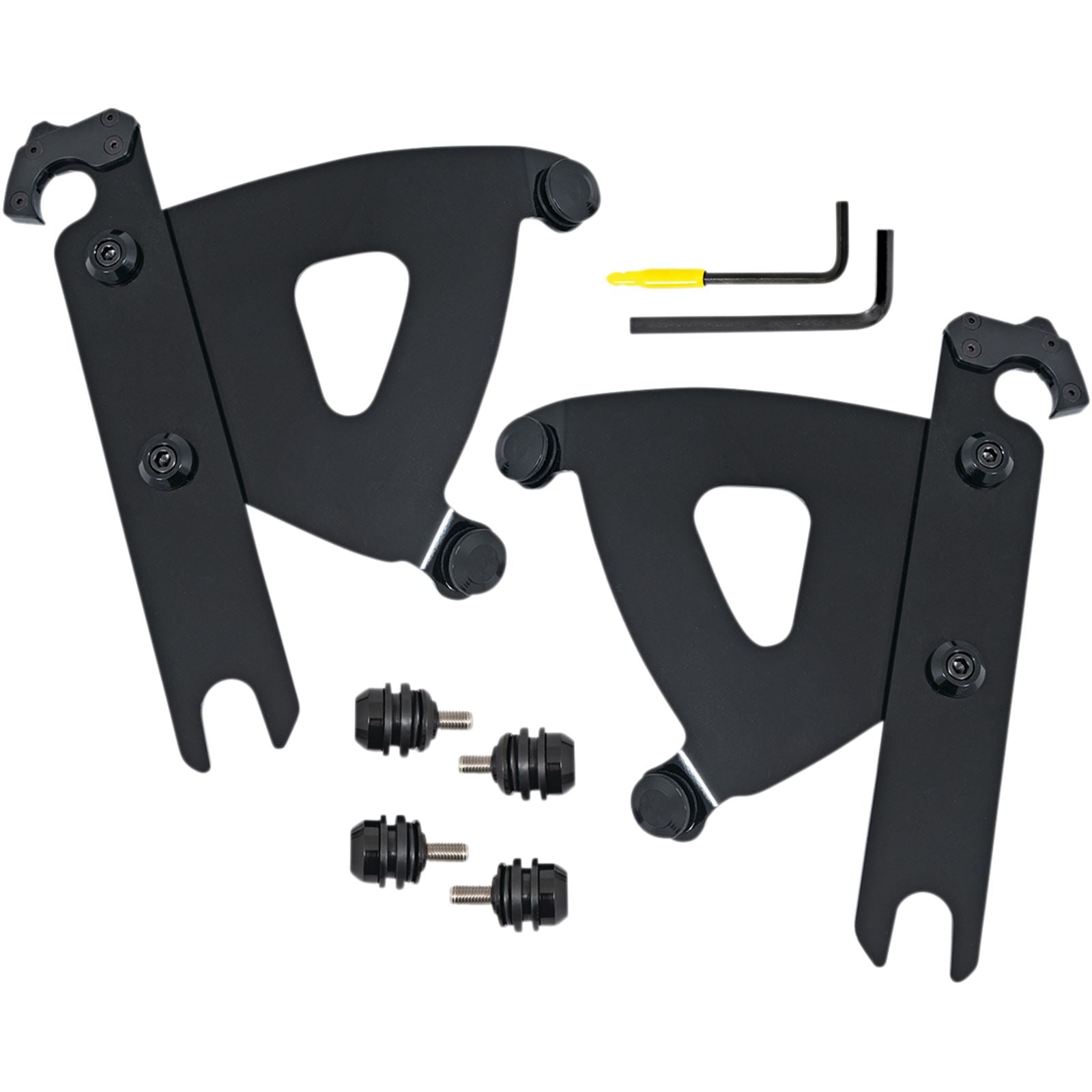 Memphis Shades Road Warrior Trigger-Lock Mounting Kit - Black - FLSTF MEB2053_1044452
