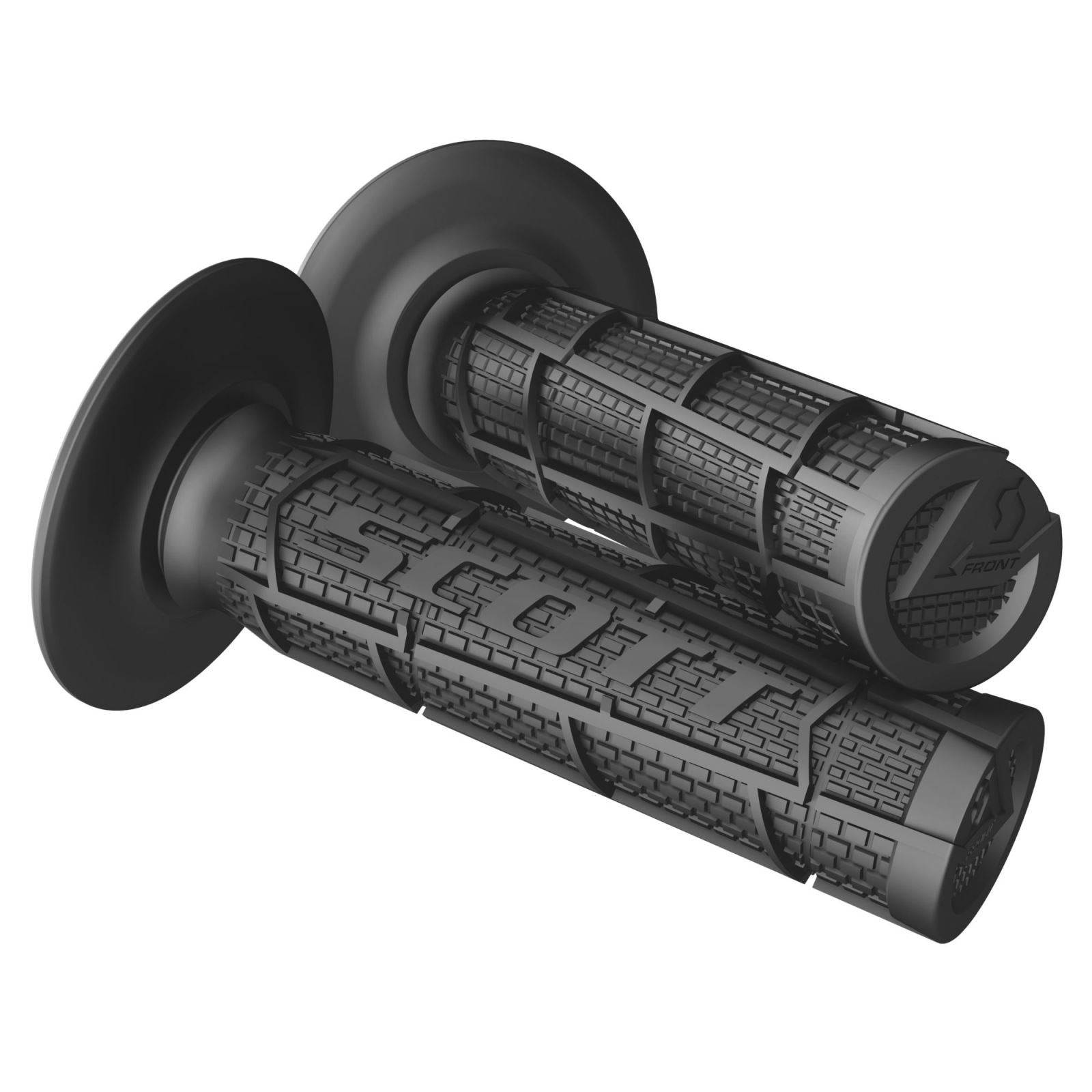 Scott Radial Full Waffle Grips Black 7/8" 233925-0001_1142177
