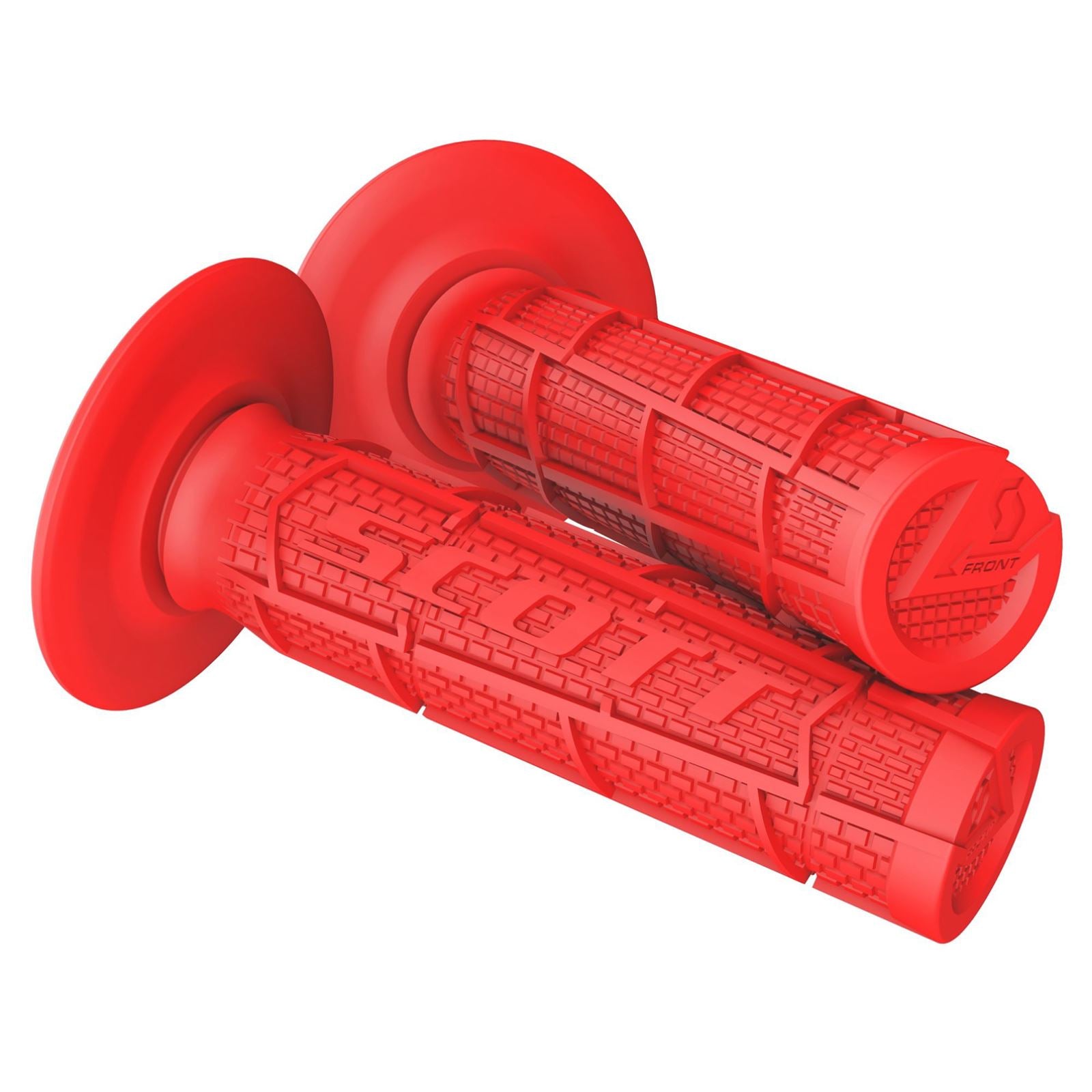 Scott Radial Full Waffle Grips Red 7/8" 233925-0004_1142179