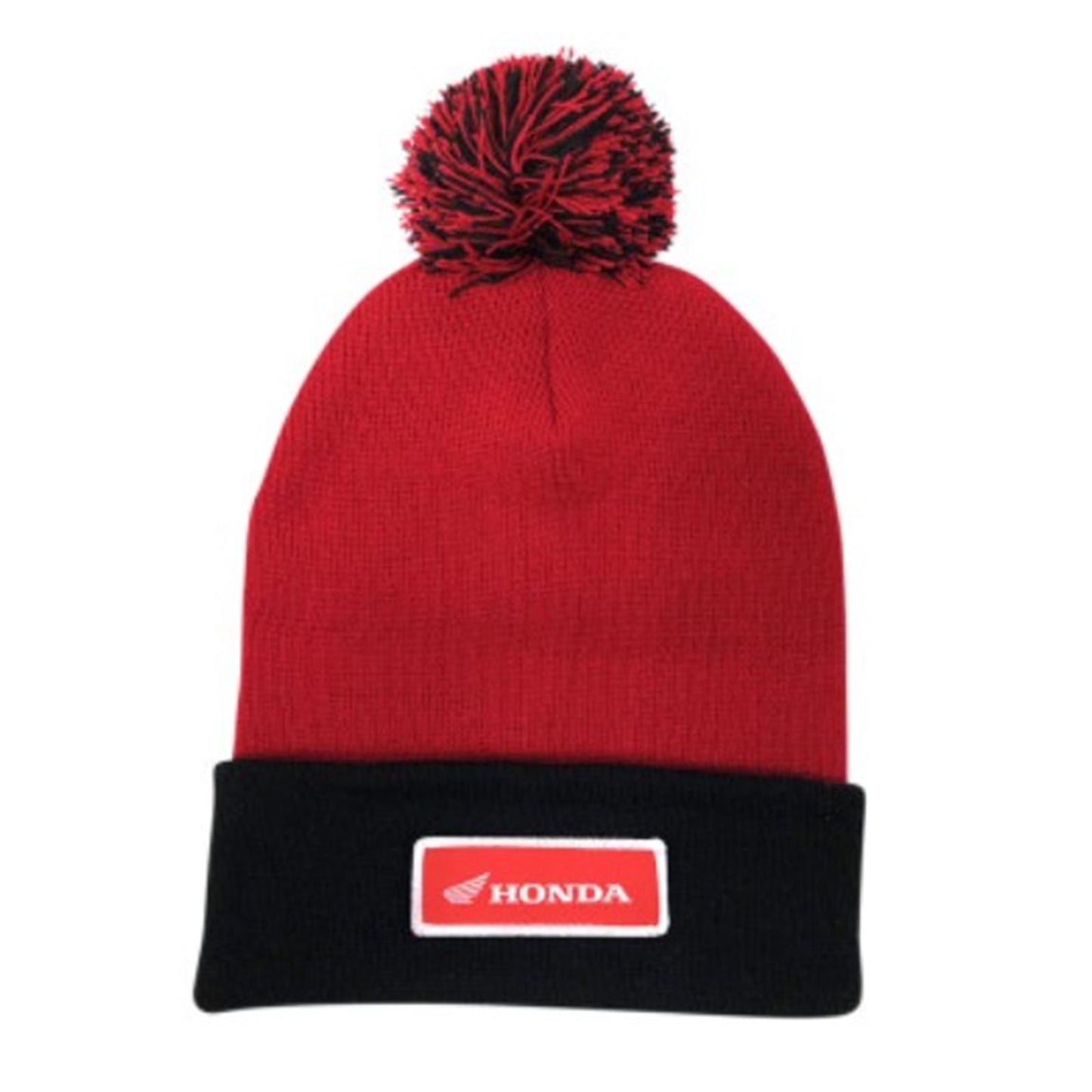 Factory Effex Honda Beanie with Pom - Red/Black 23-86302_731893