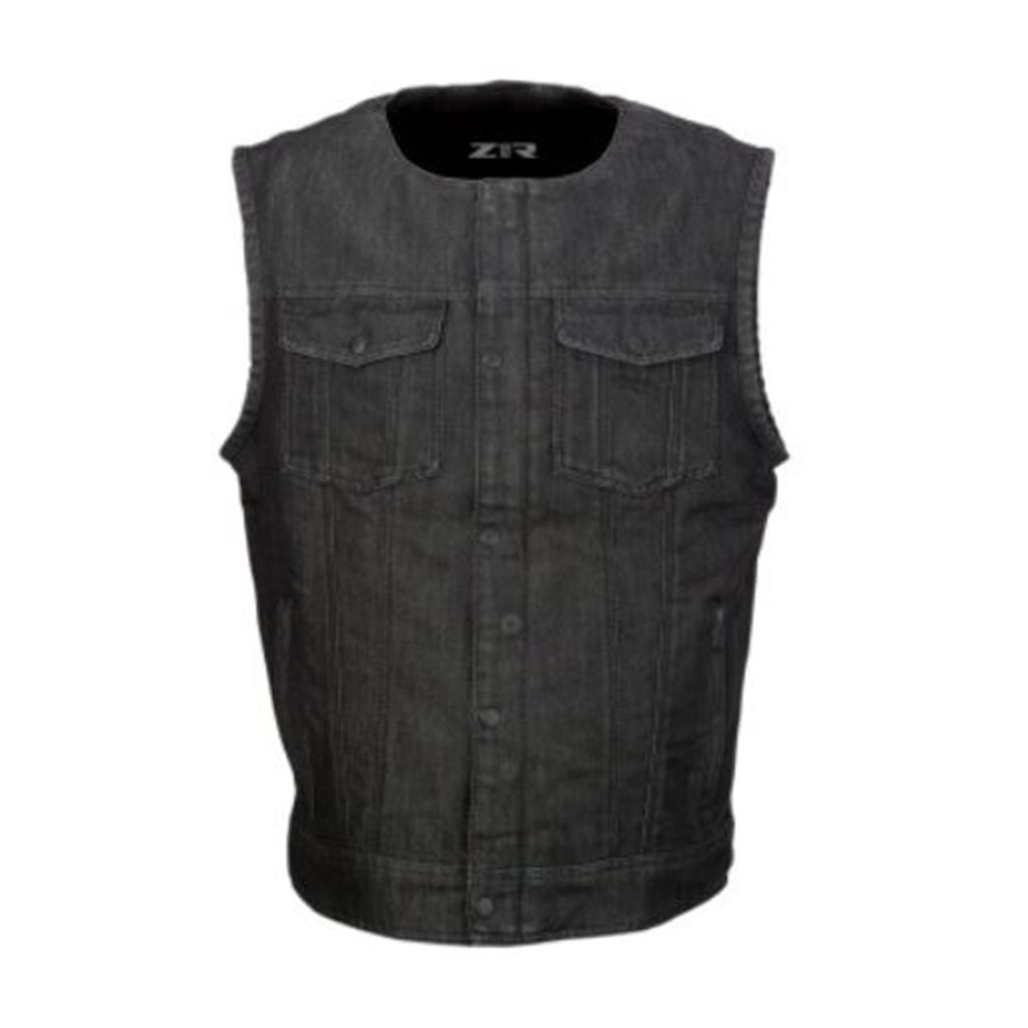 Z1R Ganja Denim Vest - Black_684108