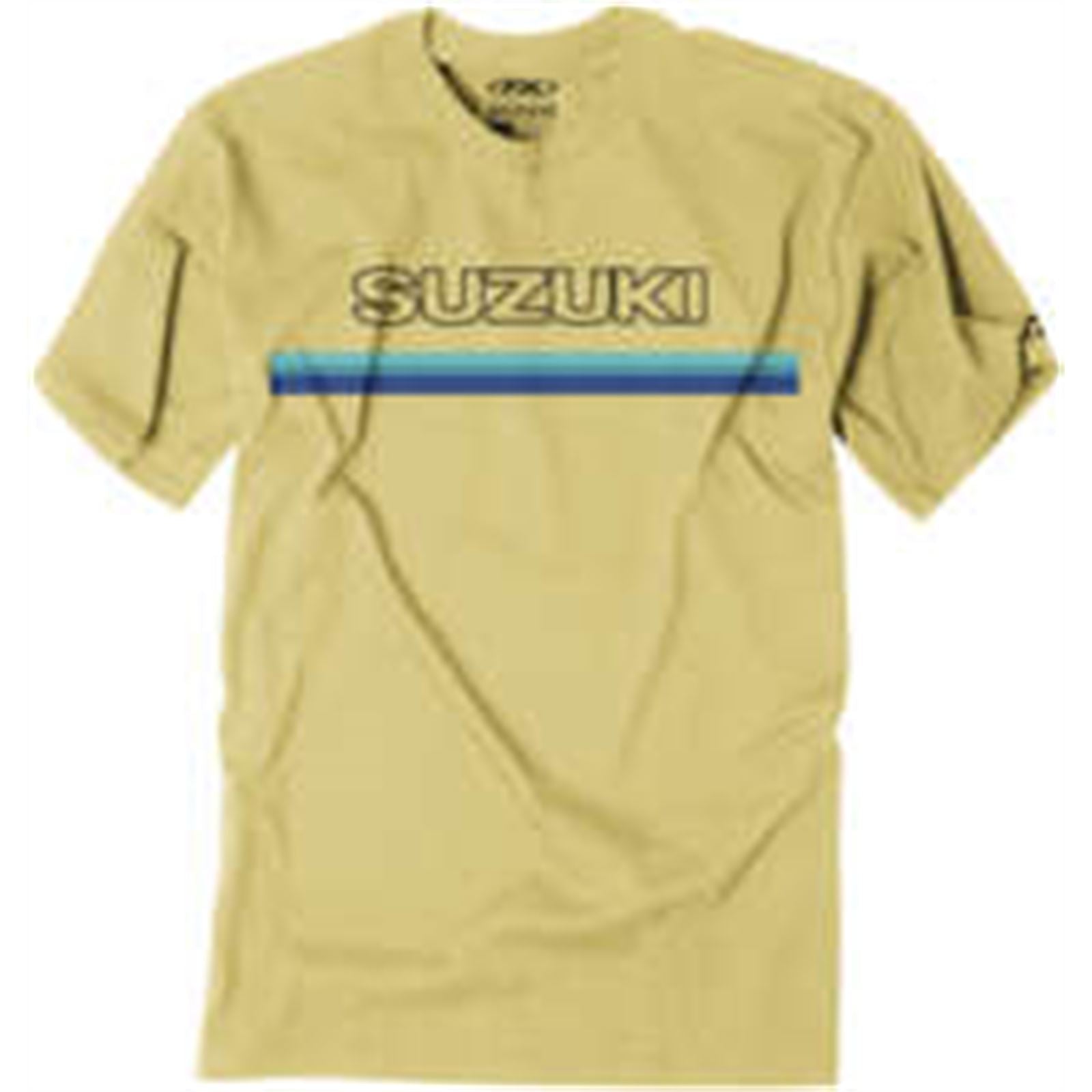 Factory Effex Suzuki Throwback T-Shirt - Yellow - Medium 23-87402_994453