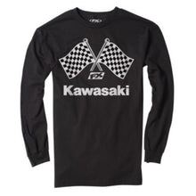 Factory Effex Kawasaki Finish Line Long-Sleeve Tee Shirt - Black - 2X-Large 23-87118_732033
