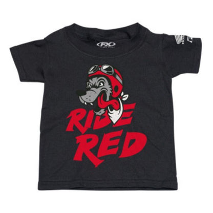 Factory Effex Toddler Honda Ride Red Wolf Tee Shirt - Black - 2T 23-83320_731956