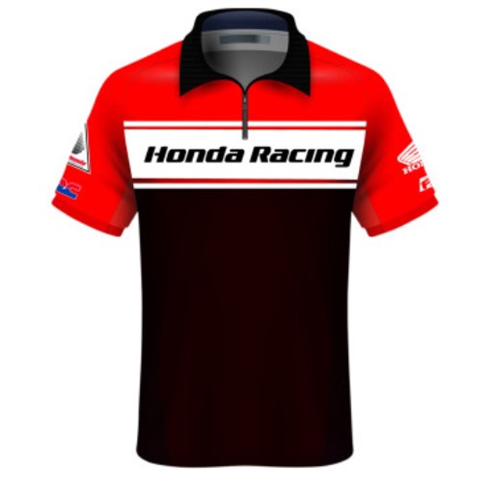 Factory Effex Honda Team Pit Shirt - Red/Black - Medium 23-85302_731957