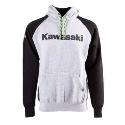 Factory Effex Kawasaki Logo Hoodie - Black/Heather - 2X-Large 23-88108_732052
