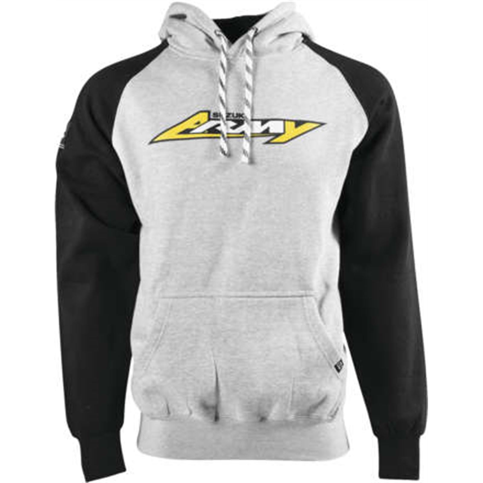 Factory Effex Suzuki Army Logo Hoodie - Black/Heather - Medium 23-88402_984620