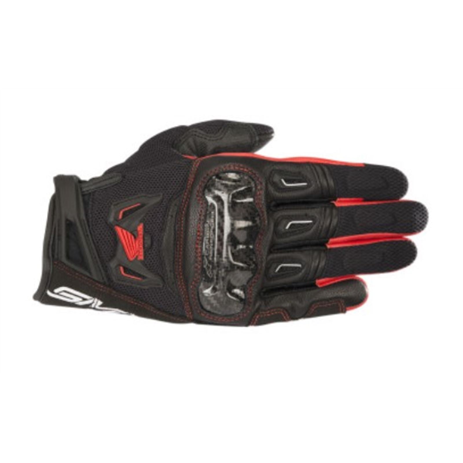 Alpinestars SMX-2 Air Carbon Gloves - Black/Red - 3X-Large [MPN: 3567818-13-3X]_732901