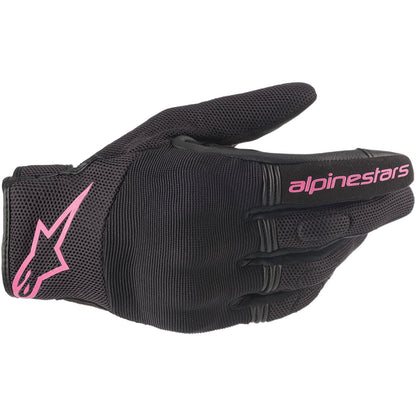 Alpinestars Women's Copper Gloves - Black/Pink - Medium [MPN: 3598420-1039-M]_1044933