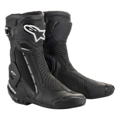 Alpinestars SMX+ Vented Boots - Black - Size 7.5 [MPN: 2221119-10-41]_732966