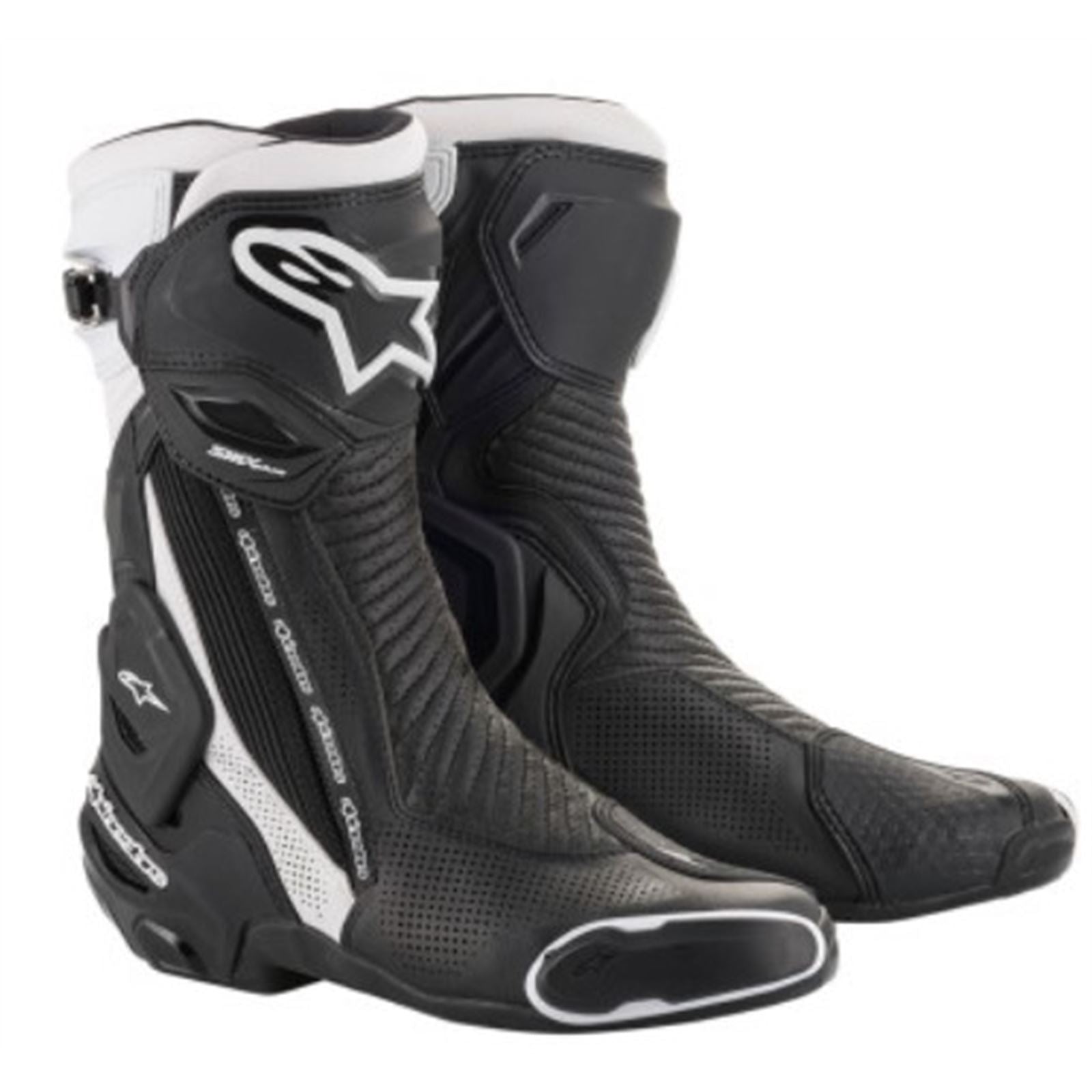 Alpinestars SMX+ Vented Boots - Black/White - Size 6 [MPN: 2221119-12-39]_732988