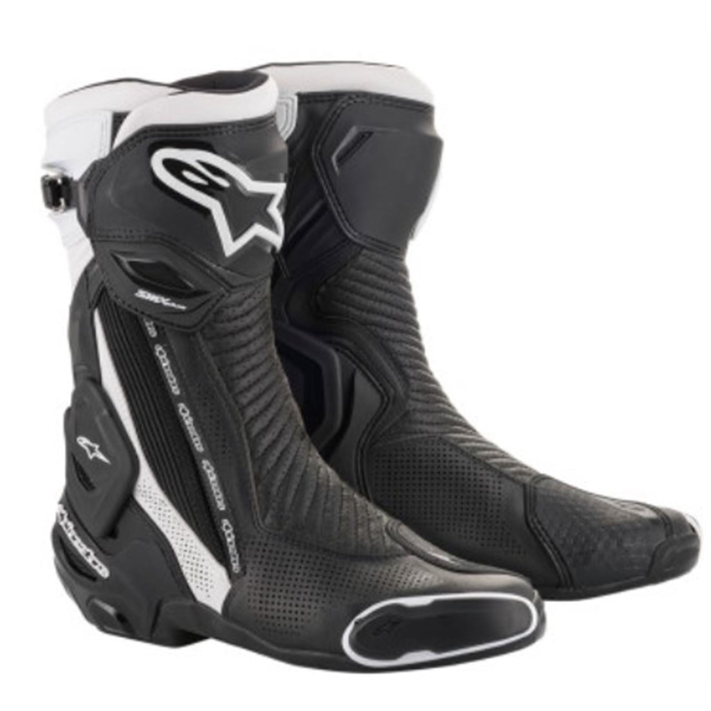 Alpinestars SMX+ Vented Boots - Black/White - Size 12.5 [MPN: 2221119-12-48]_732980