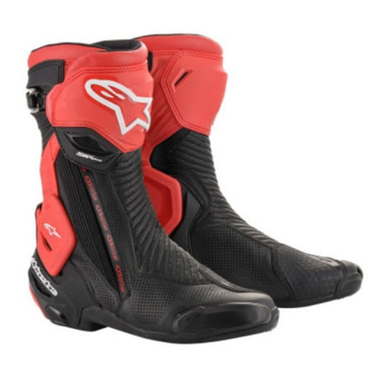 Alpinestars SMX+ Vented Boots - Black/Red - Size 11.5 [MPN: 2221119-13-46]_733007