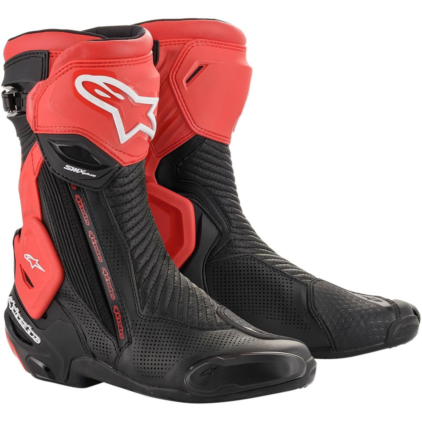 Alpinestars SMX+ Vented Boots - Black/Red - Size 11.5 [MPN: 2221119-13-46]_1980858
