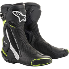 Alpinestars SMX+ Vented Boots - Black/White/Yellow - Size 11.5 [MPN: 2221119-125-46]_1980973