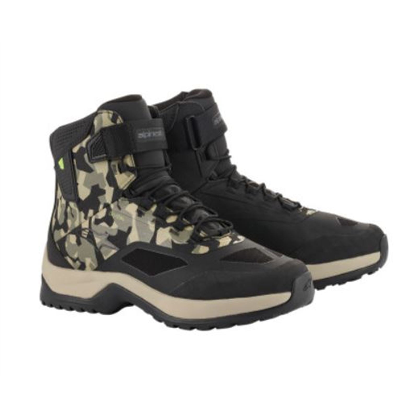 Alpinestars CR-6 Drystar Shoes - Black/Brown/Green - Size 10.5 [MPN: 2611020160910.5]_792415