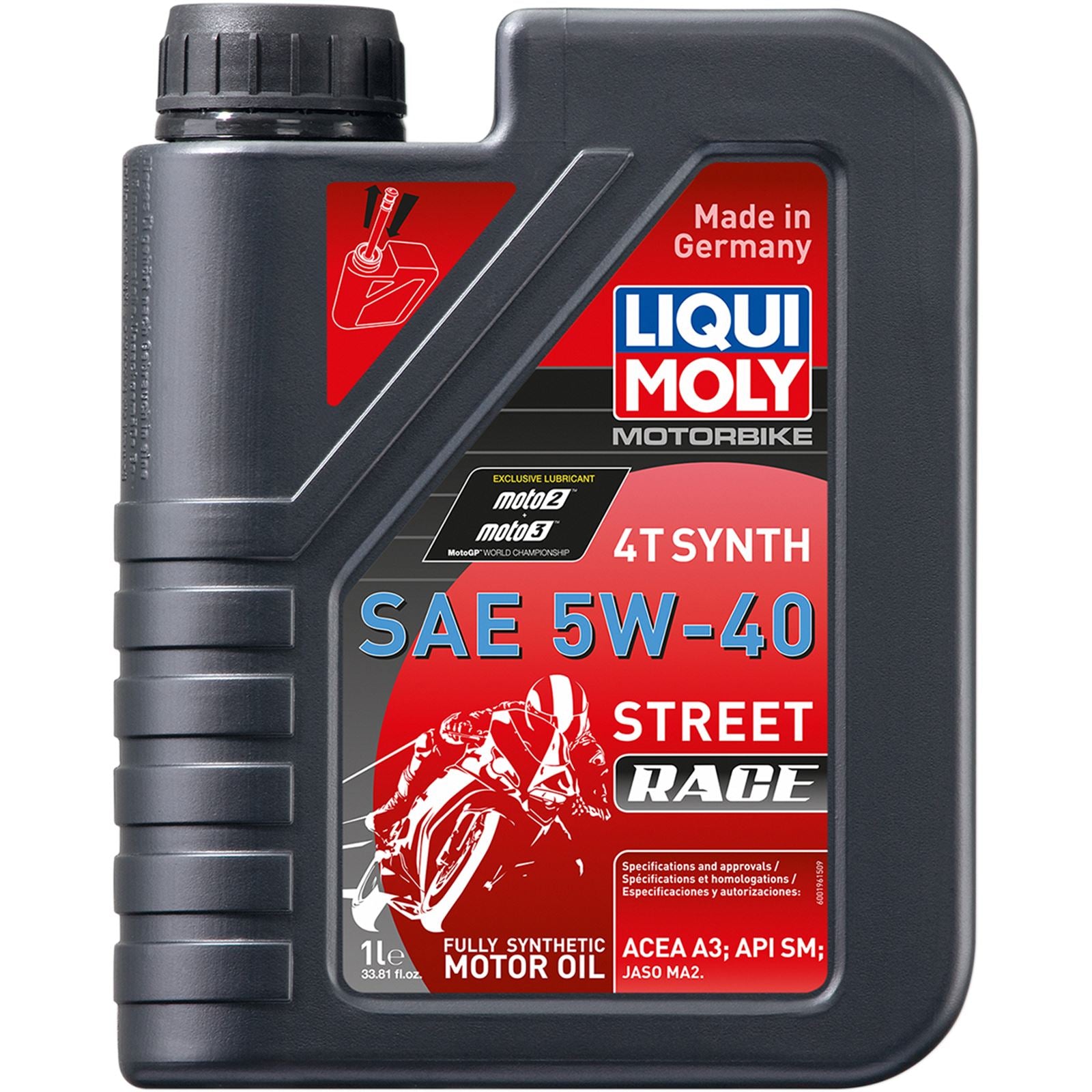 Liqui Moly Street Race Synthetic 4T Oil - 5W-40 - 1/Liter 20074_1045238