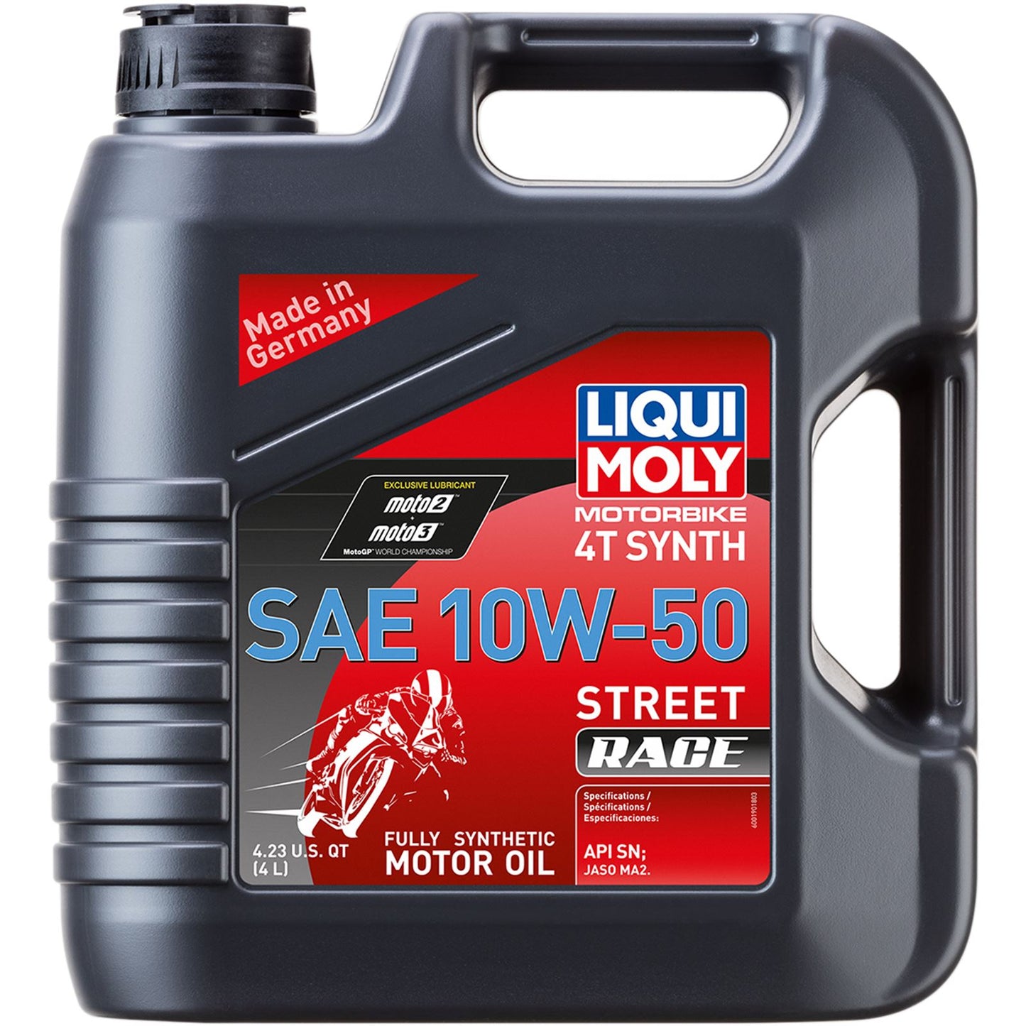 Liqui Moly Street Race Synthetic 4T Oil - 10W-50 - 4/Liter 20068_1045304