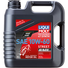 Liqui Moly Street Race Synthetic 4T Oil - 10W-60 - 4/Liter 20072_1045316