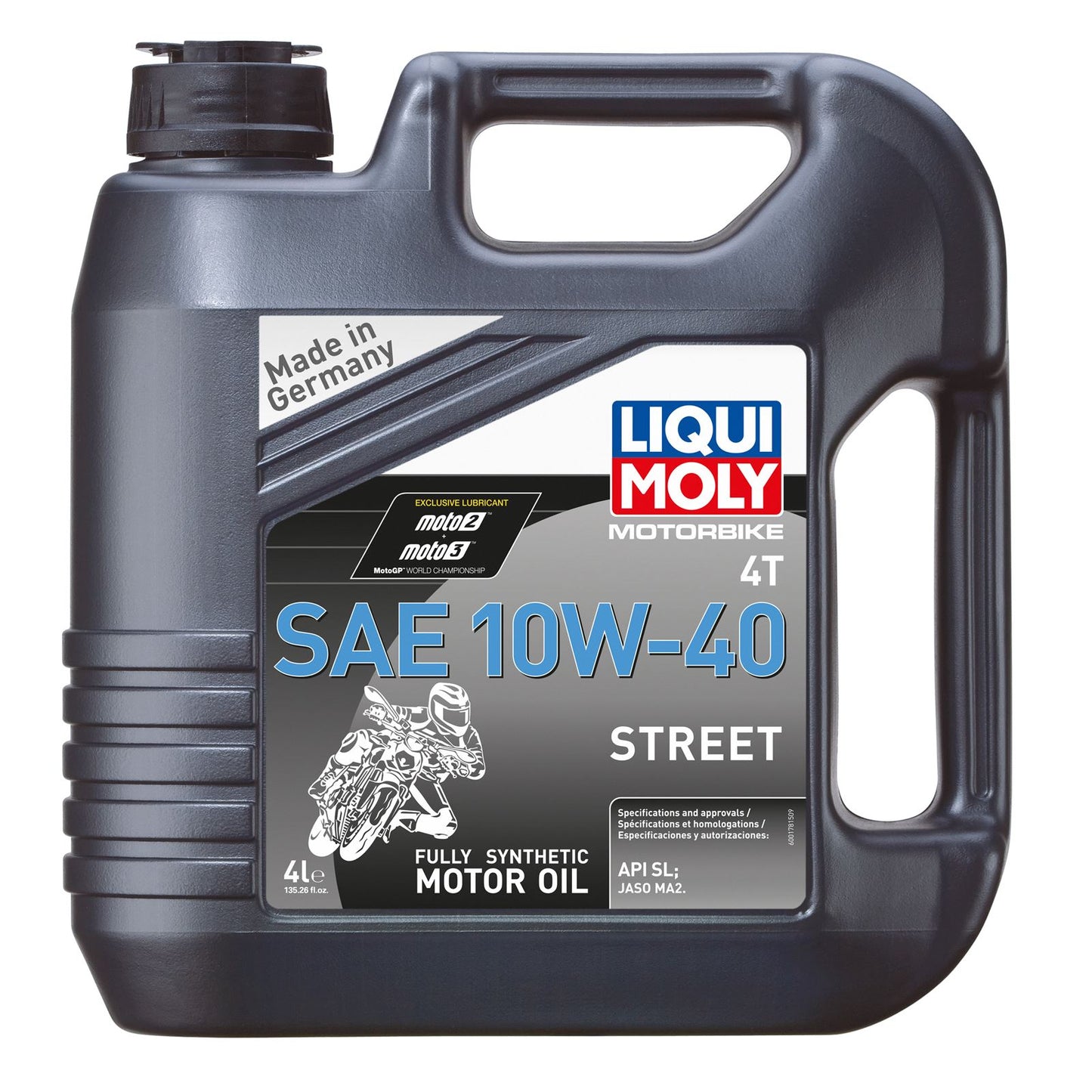 Liqui Moly Street 4T Oil - 10W-40 - 4/Liter 20056_1045333