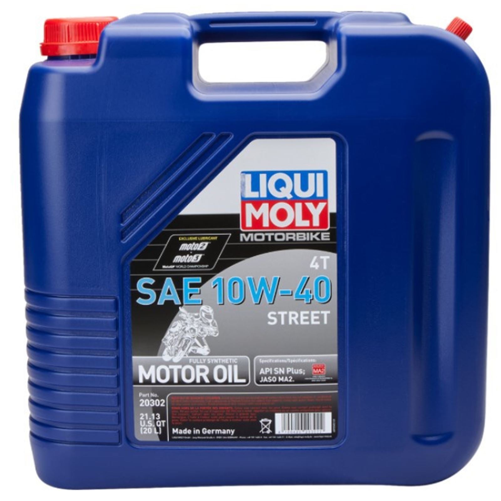 Liqui Moly Street 4T Oil - 10W-40 - 20/Liter 20302_1398763