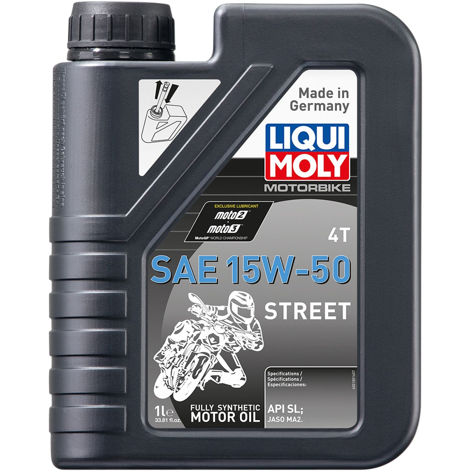 Liqui Moly Street 4T Oil - 15W-50 - 1/Liter 20058_1045270
