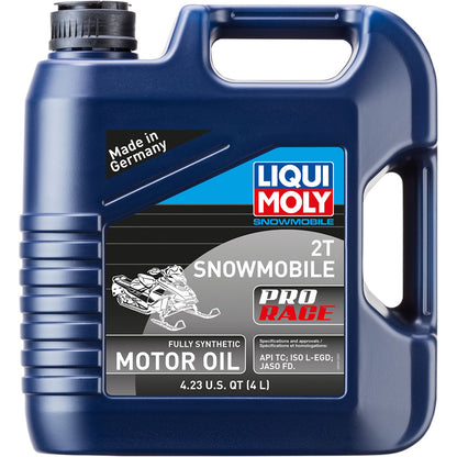 Liqui Moly Snowmobile Pro Race Synthetic 2T Oil - 4/Liter 20146_1045465
