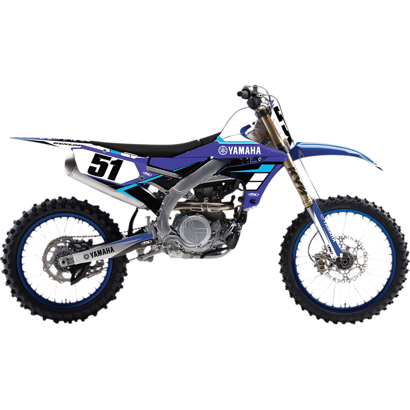 Factory Effex Evo 17 Graphic Kit - YZ250F '10-13 CLOSEOUT 23-01226_1396257