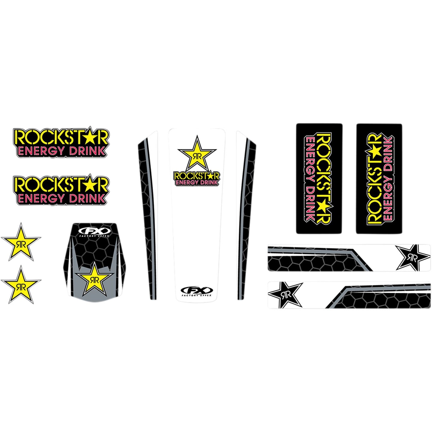 Factory Effex Graphic Trim Kit - Rock Star - Universal 23-50766_1045684