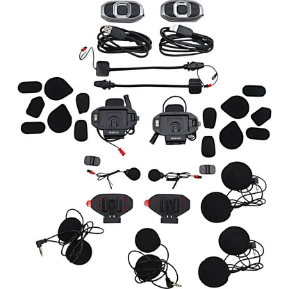 Sena SF4 Bluetooth Headset - 4-Way - Dual Speakers - Dual Pack [MPN: SF4D-02]_1045766