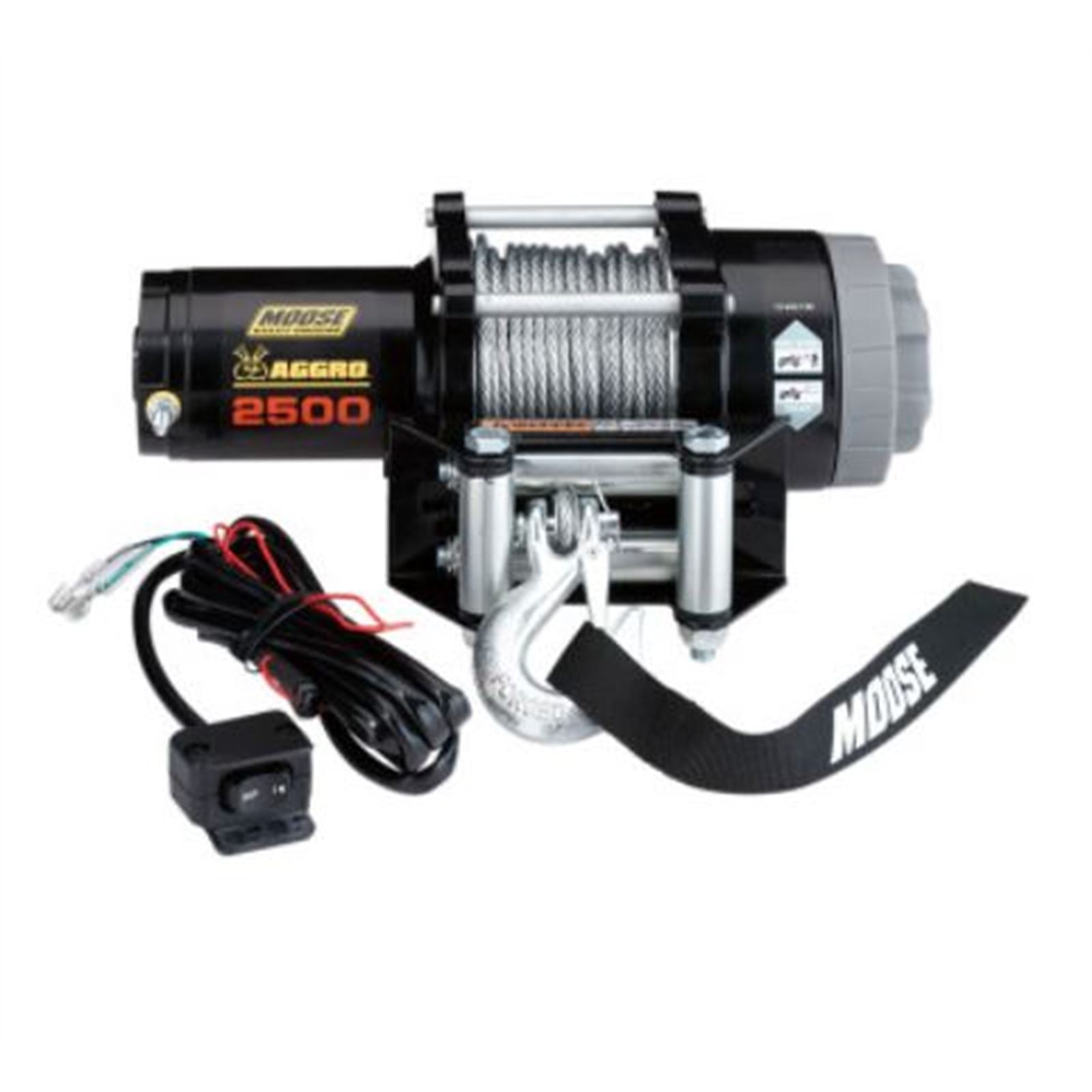 Moose Offroad 2500 LB Winch - Wire Rope 4505-0759_839861