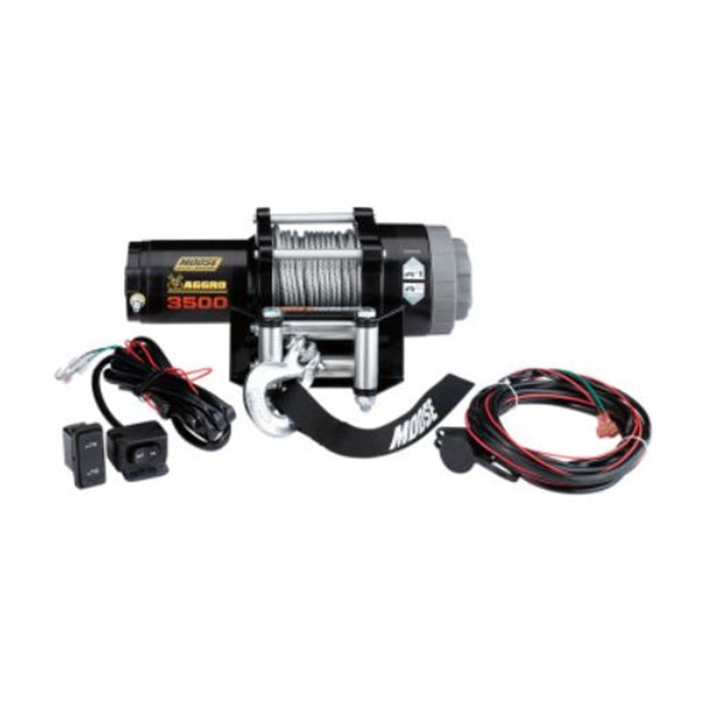 Moose Offroad 3500 LB Winch - Wire Rope 4505-0761_839863