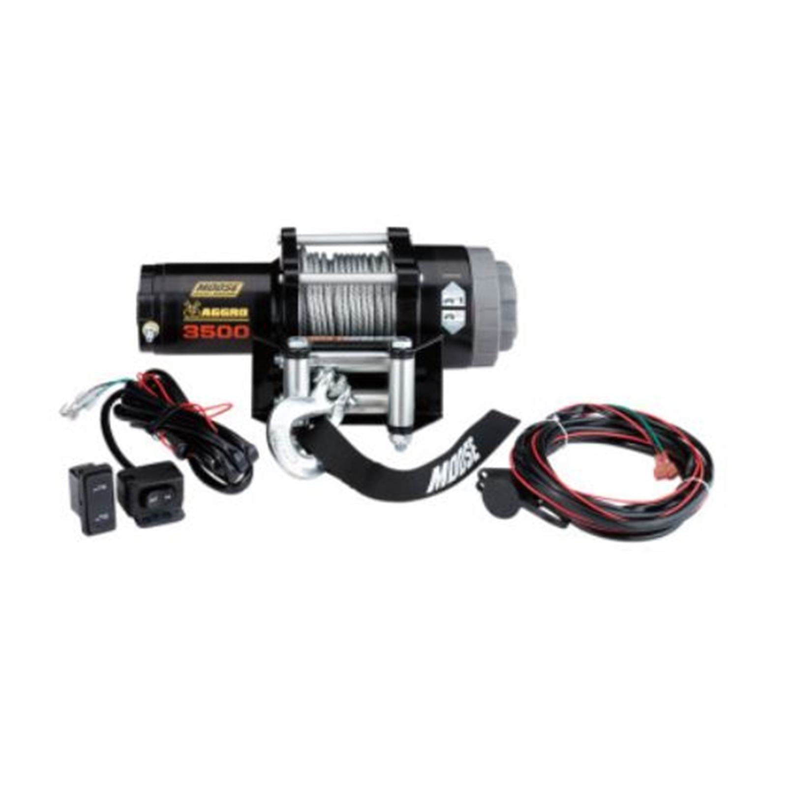 Moose Offroad 3500 LB Winch - Wire Rope 4505-0761_839863
