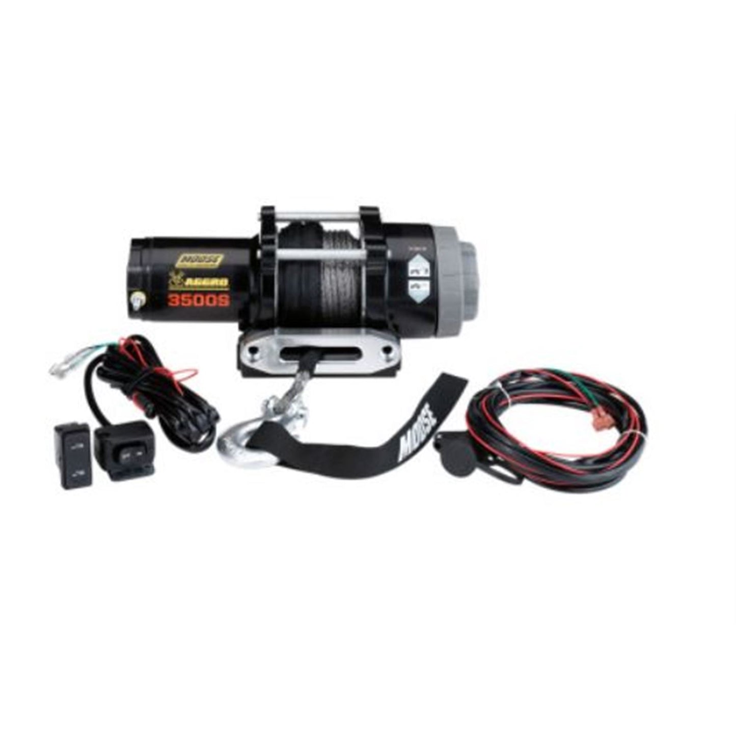 Moose Offroad 3500 LB Winch - Synthetic Rope 4505-0762_839864
