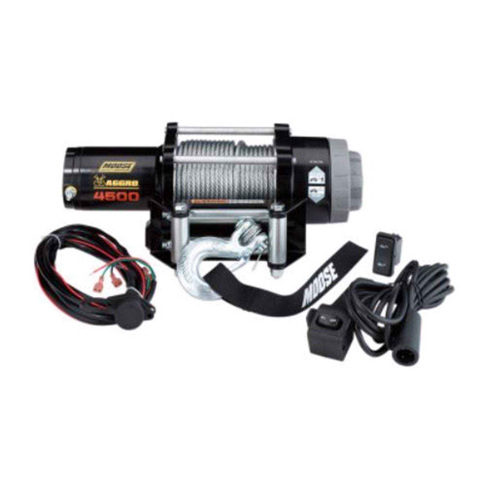 Moose Offroad 4500 LB Winch - Wire Rope 4505-0763_839865