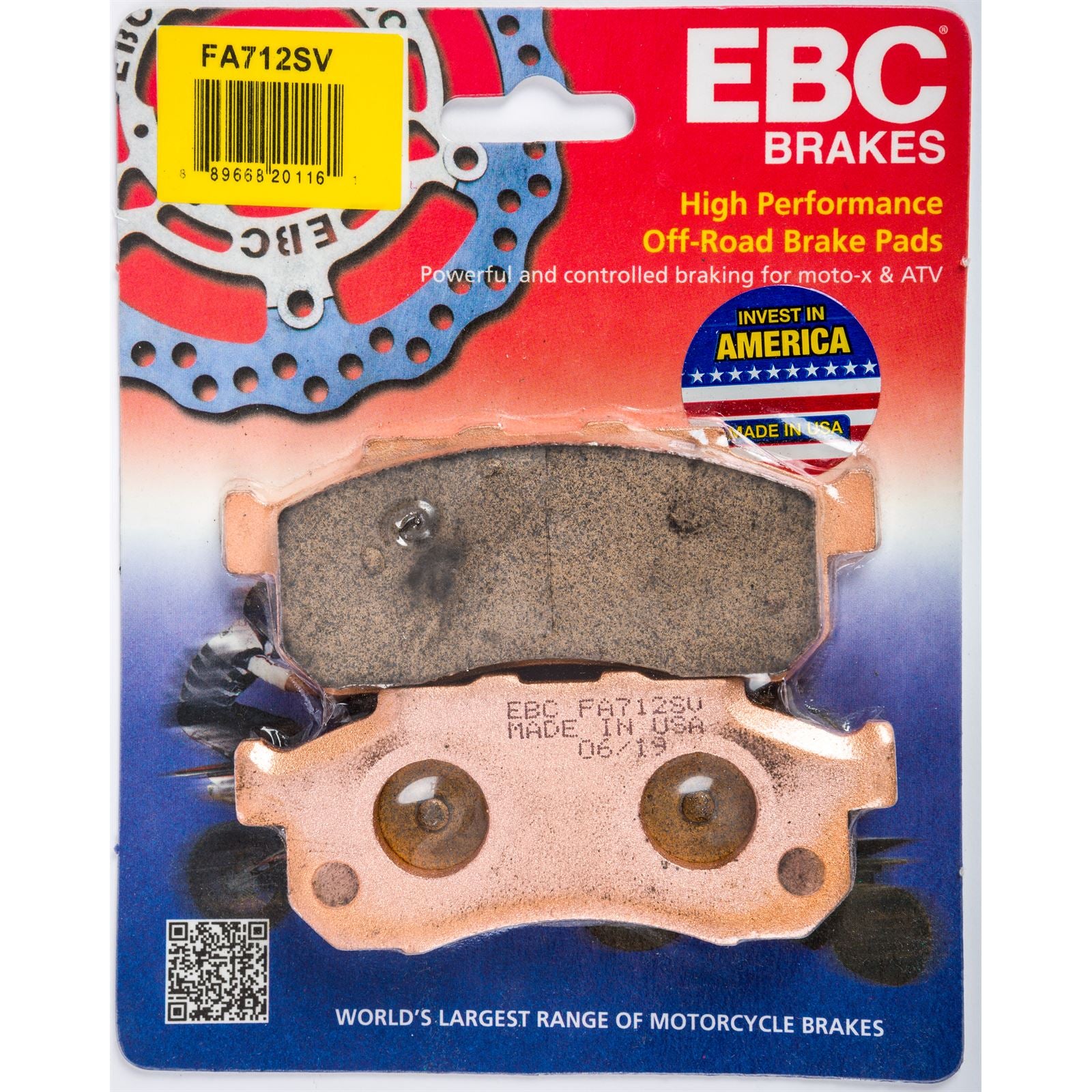 EBC Brakes Brake Pads SV Severe Duty Sintered FA712SV_542106