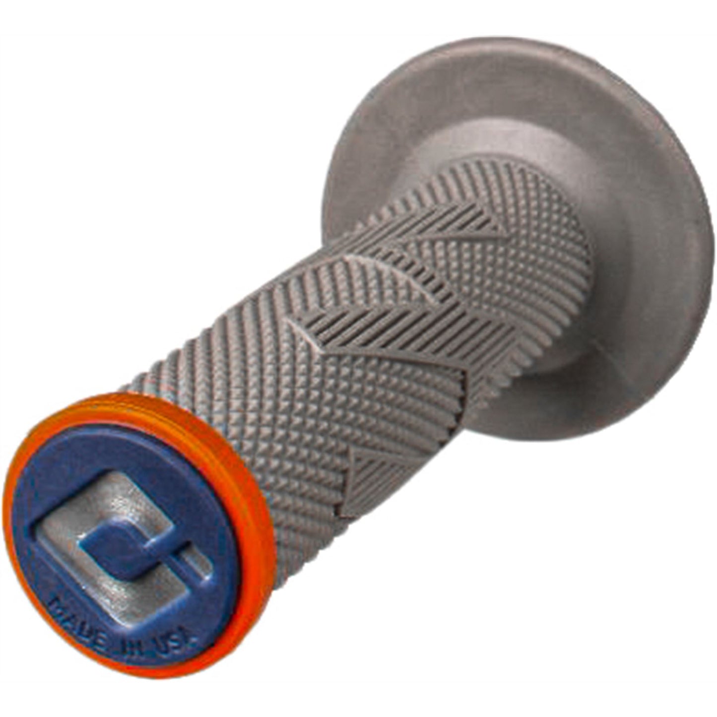 ODI Emig Pro V2 Lock-On Grip Gray/Orange [MPN: H36EPGO]_542200