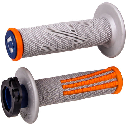 ODI Emig Pro V2 Lock-On Grip Gray/Orange [MPN: H36EPGO]_542201