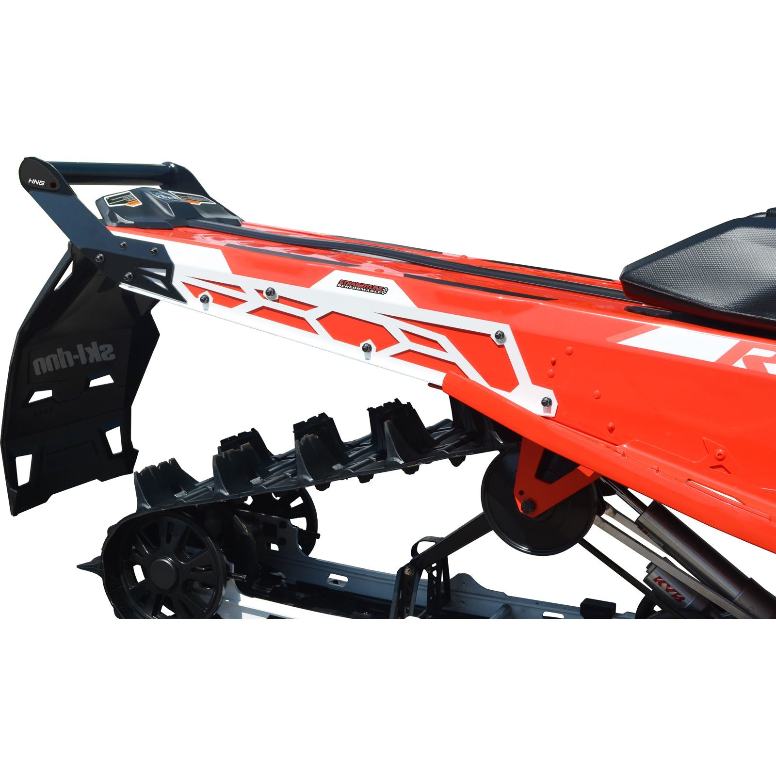 Straightline Performance Hide 'N' Go Rear Bumper for Ski-Doo 154" White [MPN: 183-235-WHITE]_542391