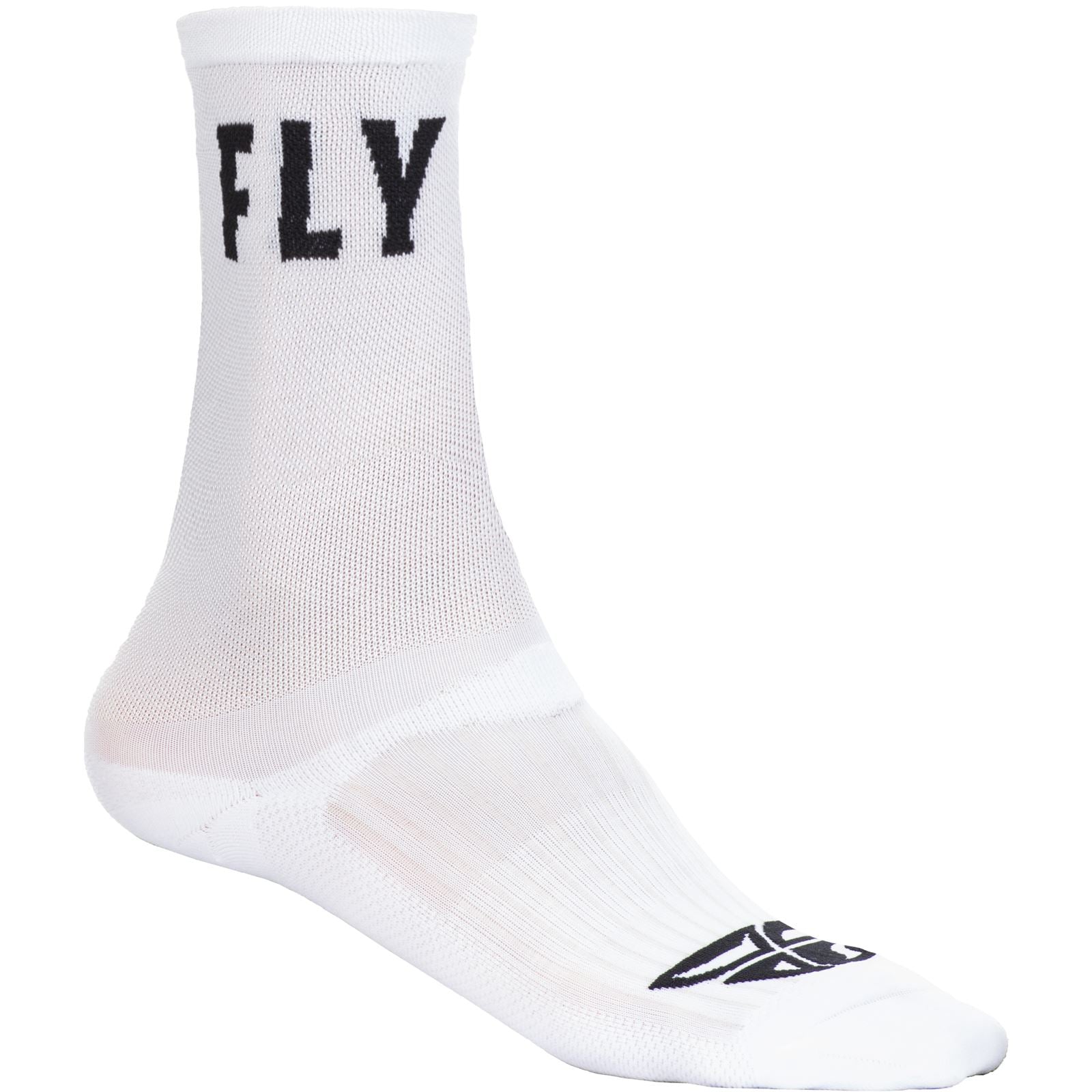 Fly Racing Fly Crew Socks White Large/- X-Large  [MPN: SPX009488-B2]_542660