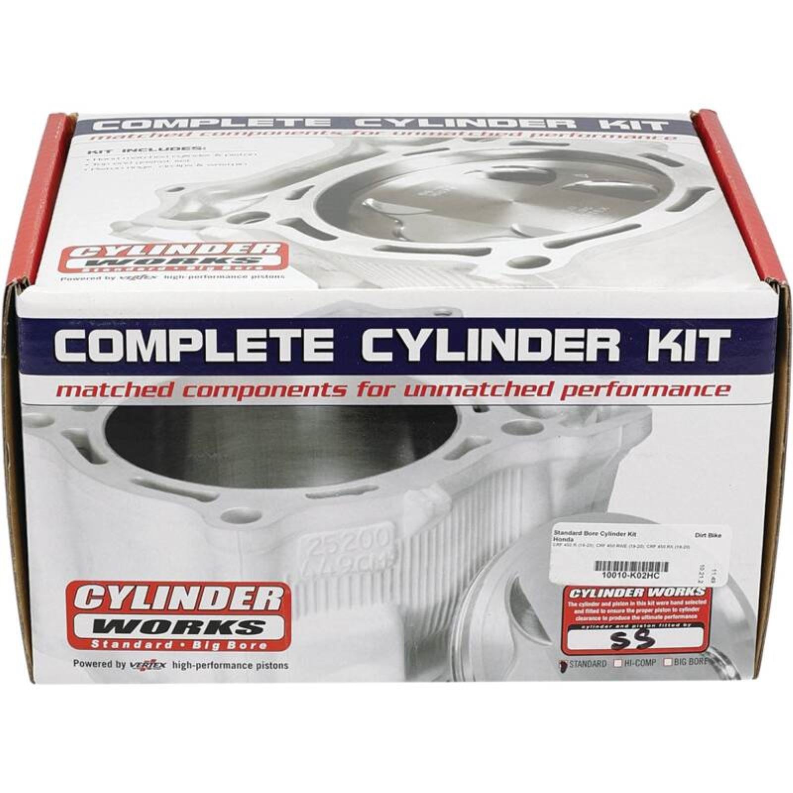Cylinder Works Standard Bore Kit High Compression for Honda [MPN: 10010-K02HC]_1618037