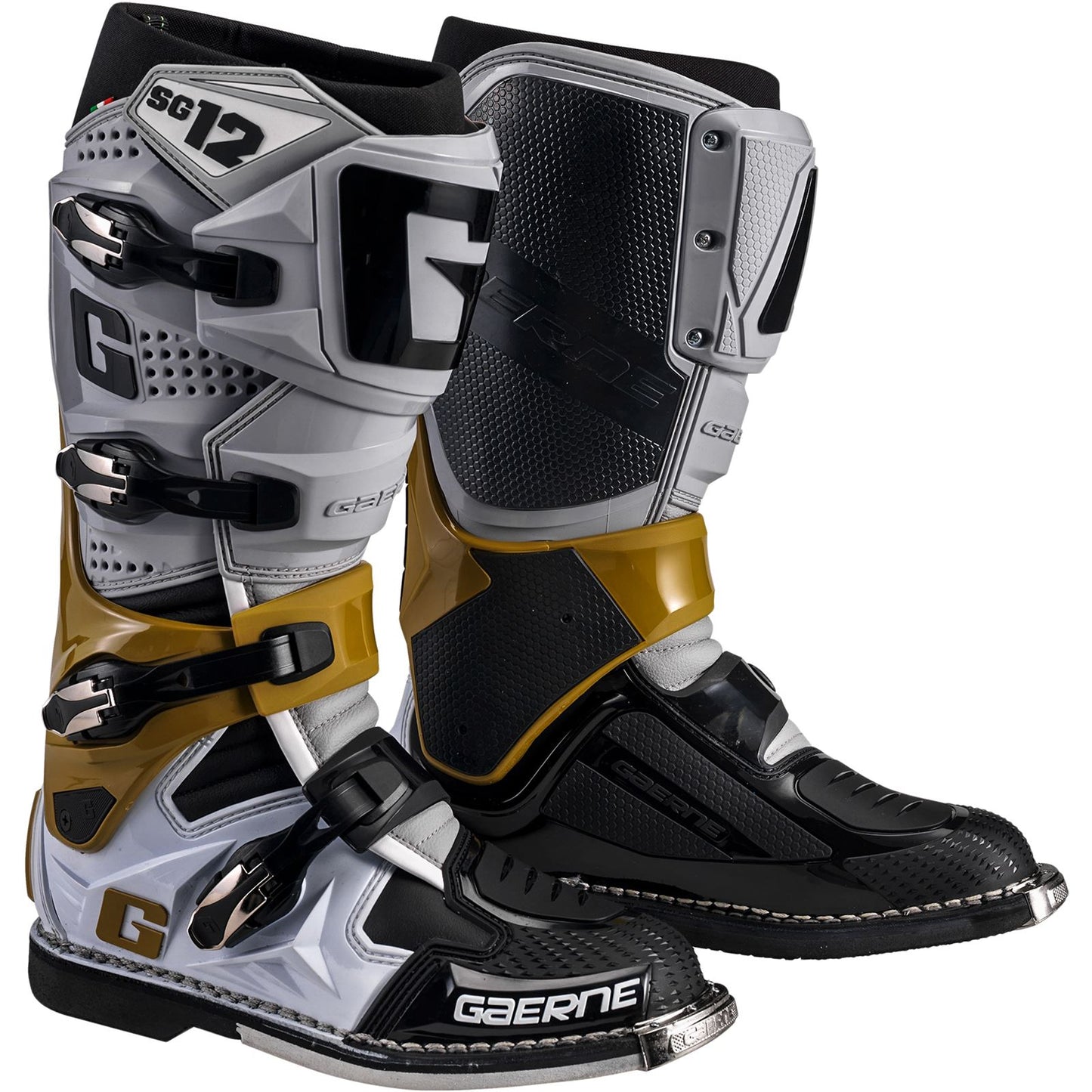 Gaerne SG-12 Boots Gray/Magnesium/White Size 07 [MPN: 2174-080-07]_545864