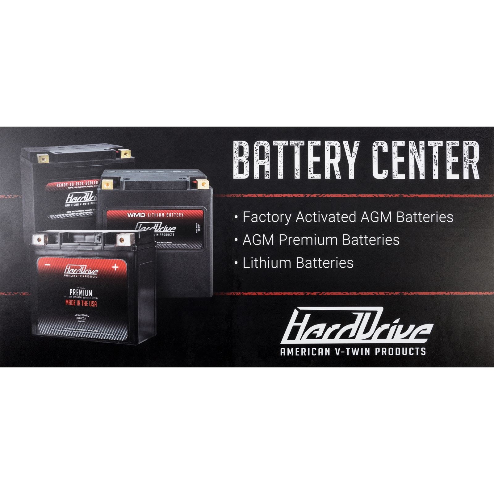 Harddrive Battery Rack Sign HD BATTERY SIGN_546213