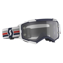 Scott Fury Goggles - Blue/White Clear Works Lens 274514-1006113_1142365