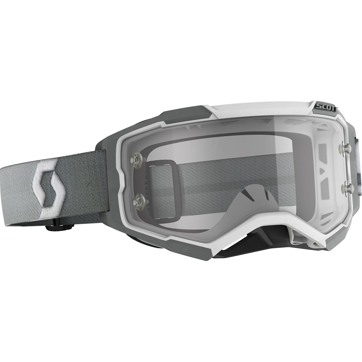 Scott Fury Goggles - White/Gray Clear Works Lens 274514-1039113_546777
