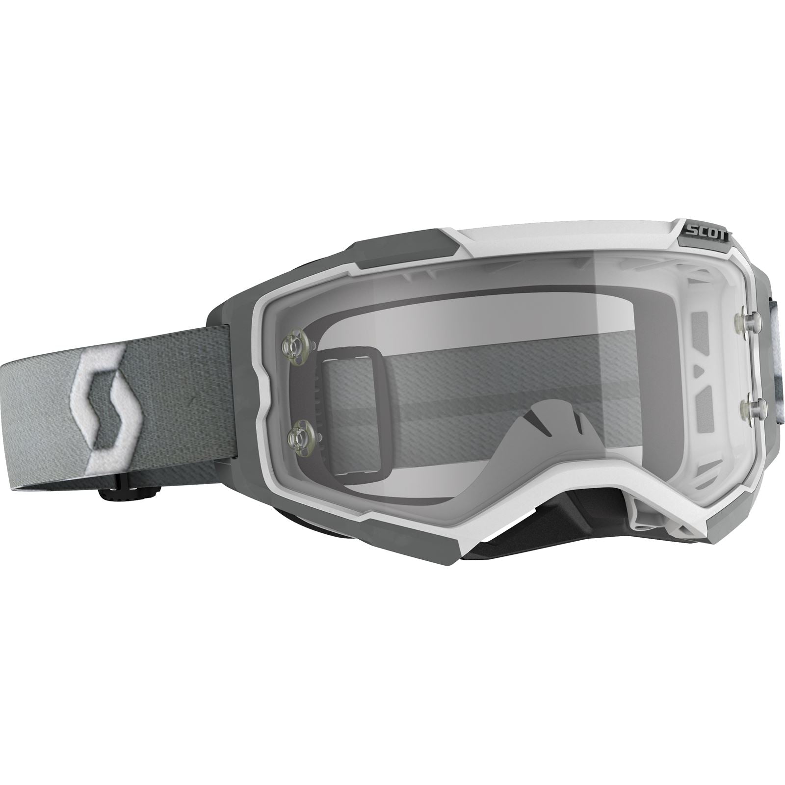 Scott Fury Goggles - White/Gray Clear Works Lens 274514-1039113_546777