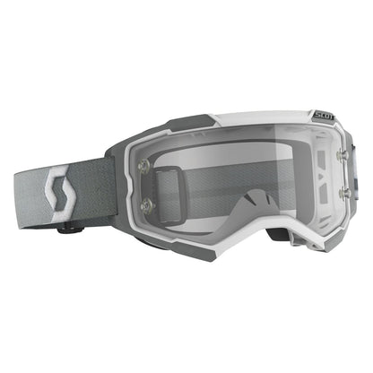 Scott Fury Goggles - White/Gray Clear Works Lens 274514-1039113_1142364