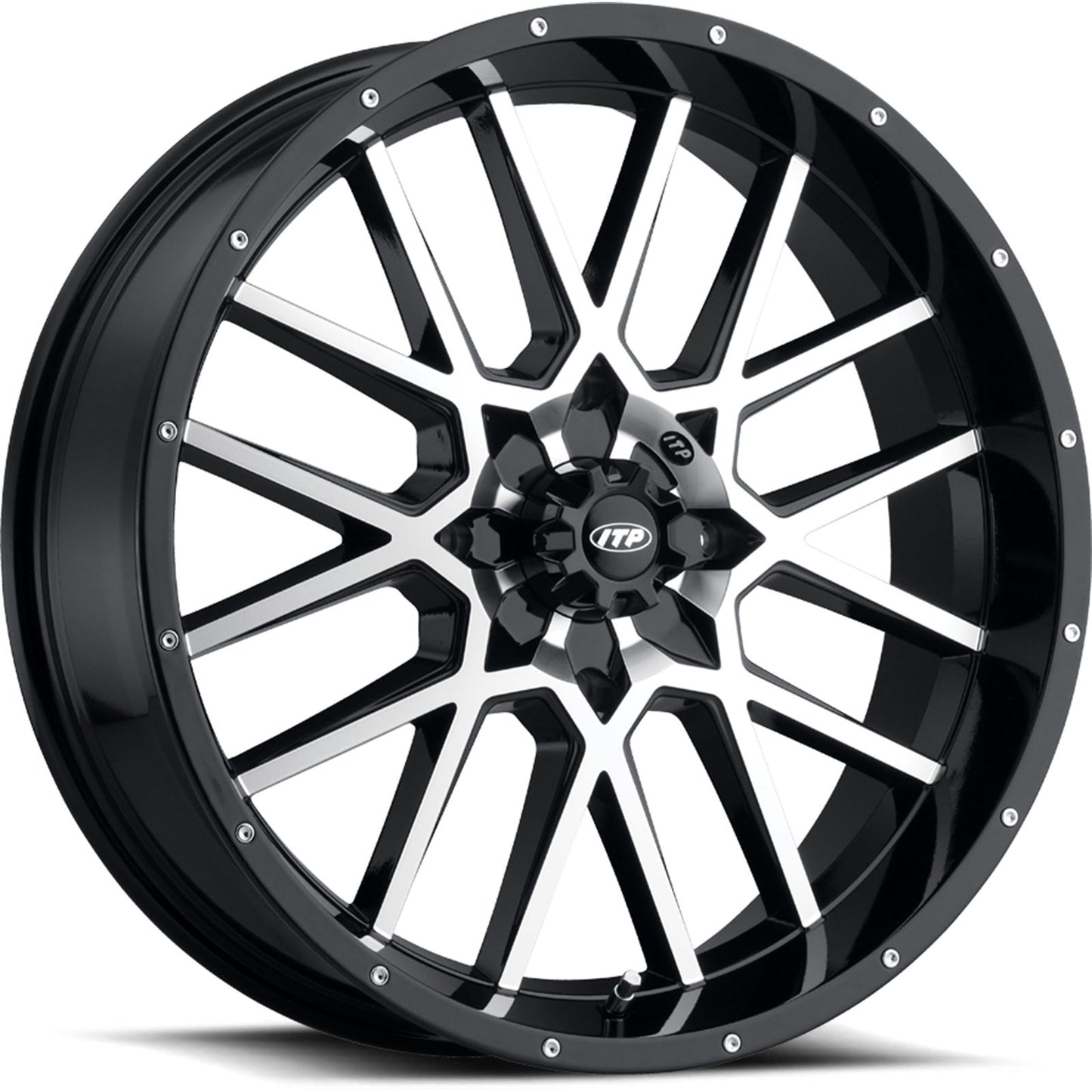 ITP Hurricane Black/Machined  18x6.5 4/137 4 + 2.5 (+10mm) 18RM118BX_546906