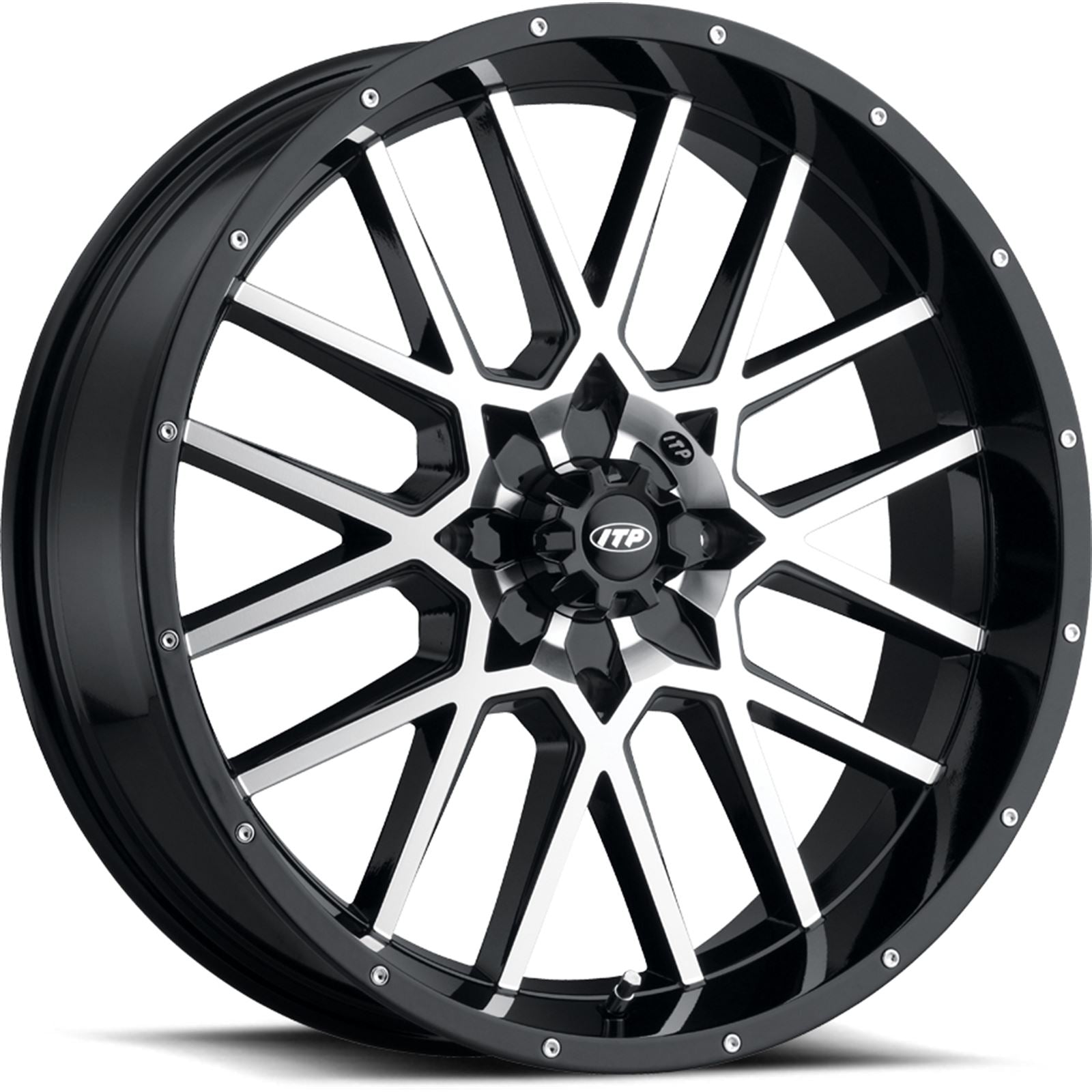 ITP Hurricane Black/Machined  18x6.5 4/137 4 + 2.5 (+10mm) 18RM118BX_546906