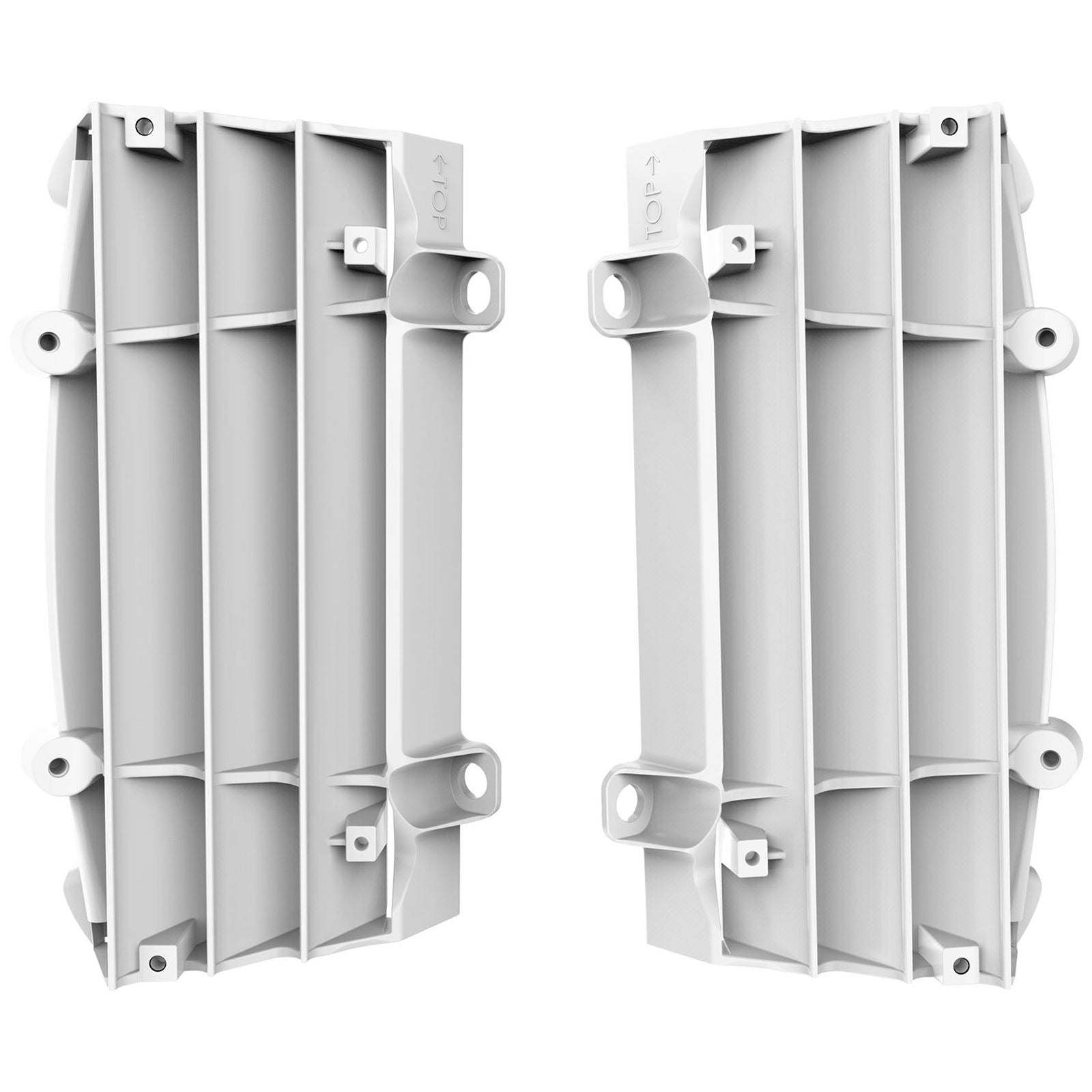 Polisport Radiator Louvers for KTM White 8466800004_1006947